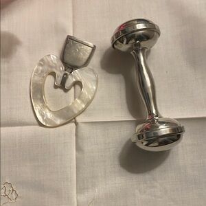 ANTIQUE BABY RATTLE LOT